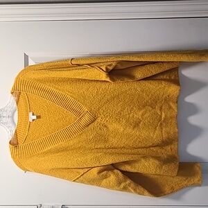 Bright Mustard Yellow Abound Sweater